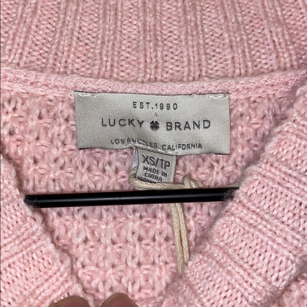 Lucky Brand Pink Knit Sweater - Picture 5 of 10